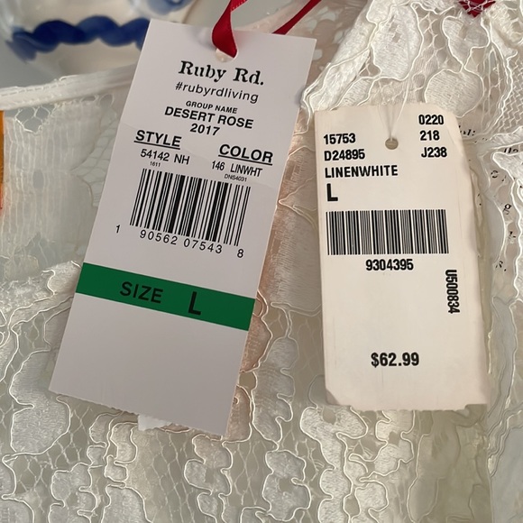 Ruby Red Lace Top - Picture 3 of 5